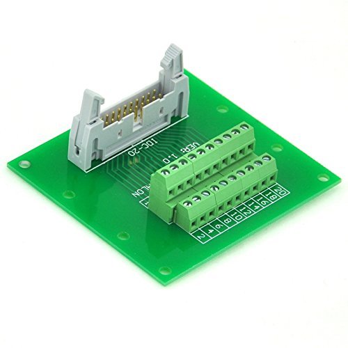 [Australia - AusPower] - Flat Ribbon Cable 0.1" FRC Connector Breakout Board Module (IDC20 2x10Pin) IDC20 2x10Pin 