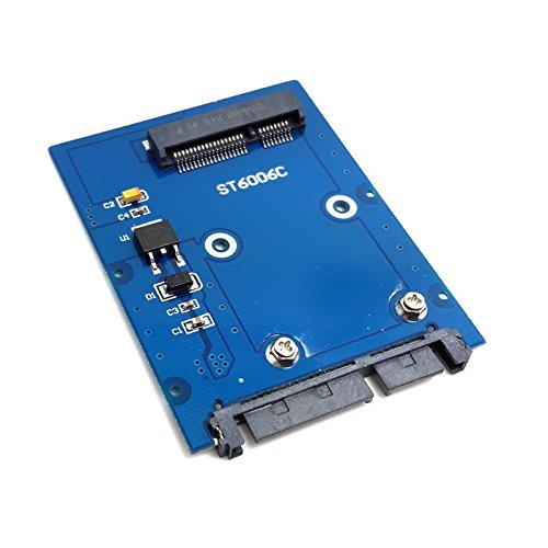 [Australia - AusPower] - Chenyang Slim Type Mini PCI-E mSATA SSD to 2.5" SATA 3.0 22pin HDD Adapter Hard Disk PCBA 