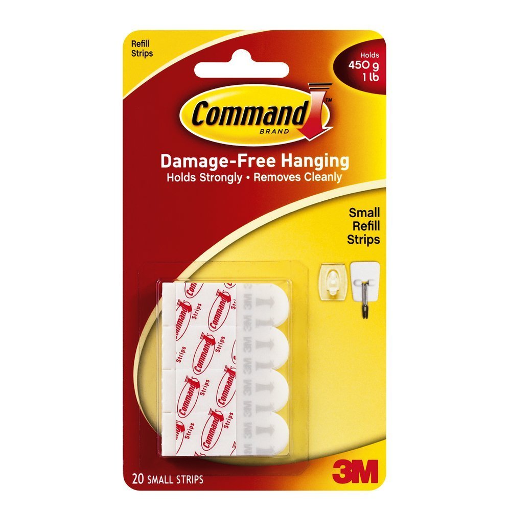 [Australia - AusPower] - Command Small Refill Strips, White, 20-Strip, 2-PACK 