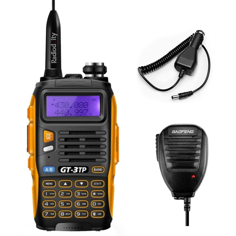 [Australia - AusPower] - BaoFeng Pofung GT-3TP Mark-III+Speaker Tri-Power 8/4/1W Two-Way Radio with Speaker Mic Included 