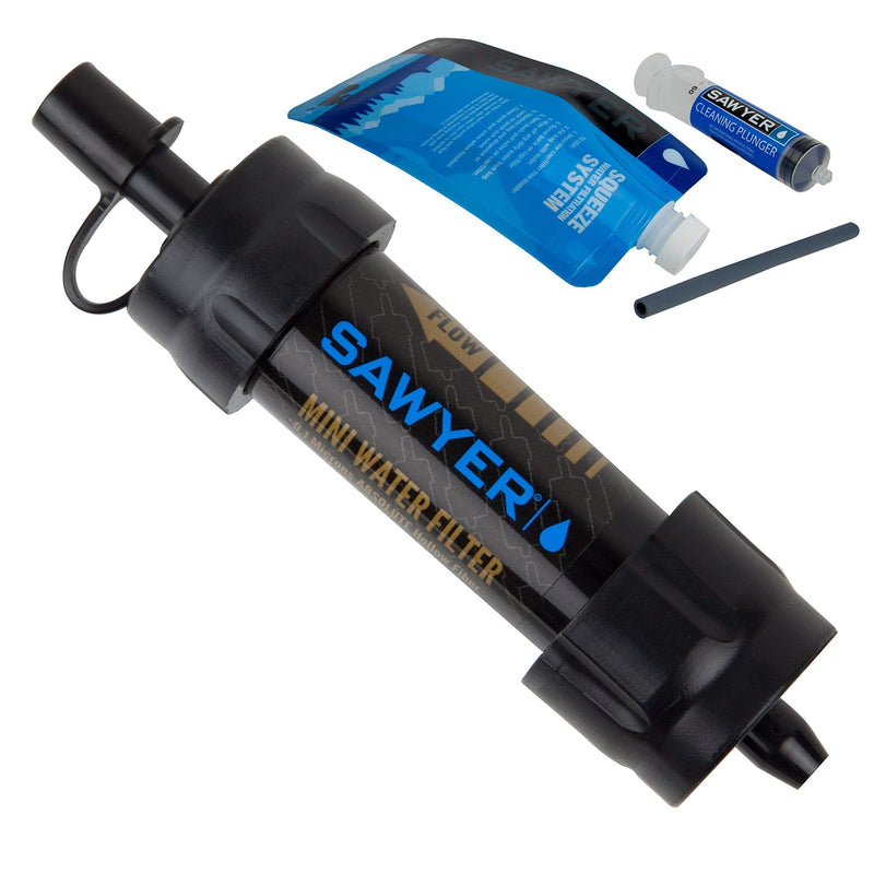 [Australia - AusPower] - Sawyer Products MINI Water Filtration System Black 1-pack 