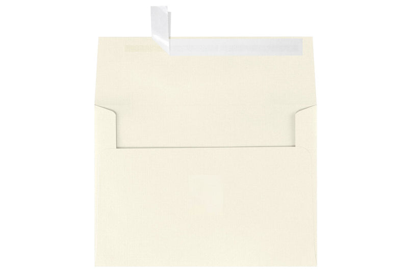 [Australia - AusPower] - A7 Invitation Envelopes w/Peel & Press (5 1/4 x 7 1/4) - Natural Linen (50 Qty.) | Perfect for Invitations, Announcements, Sending Cards, 5x7 Photos, Weddings | 4880-NLI-50 50 Qty. 