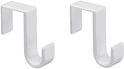 [Australia - AusPower] - 1st Choice Pack of 2 Over-The-Door Hook, White, W, 2 Count 1 