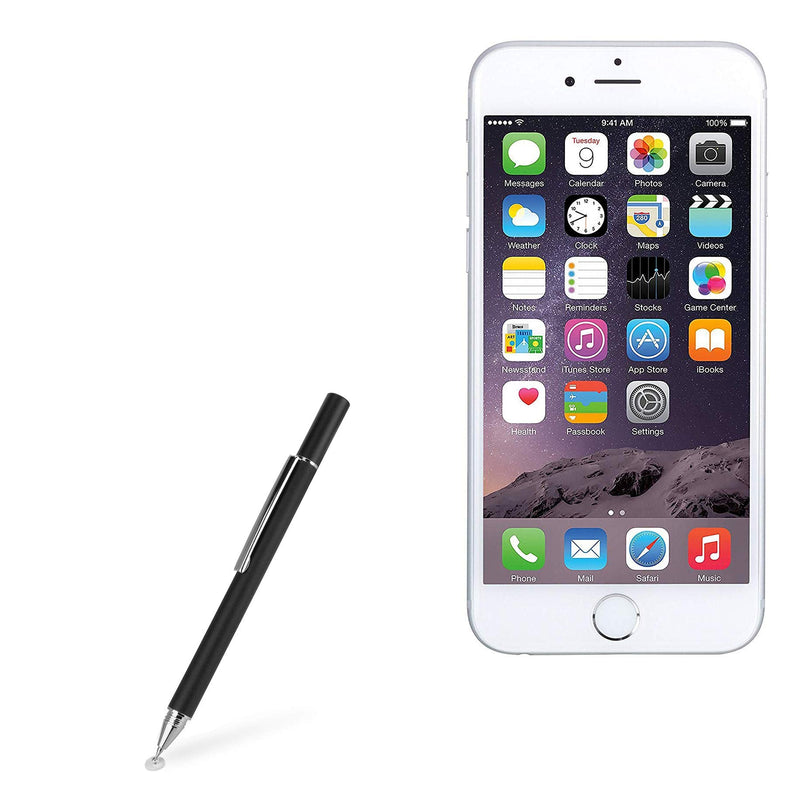 [Australia - AusPower] - Stylus Pen for iPhone 6 Plus (Stylus Pen by BoxWave) - FineTouch Capacitive Stylus, Super Precise Stylus Pen for iPhone 6 Plus, Apple iPhone 6 Plus - Jet Black 