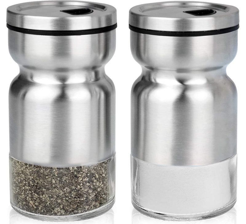 [Australia - AusPower] - Cuisinox Salt and Pepper Shaker Set, Silver 