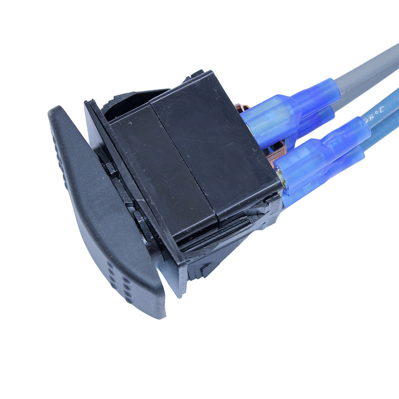 [Australia - AusPower] - DC Momentary Reversing Rocker Switch (Double Pole Double Throw) with Wire Pigtails 