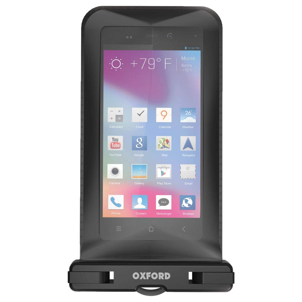 [Australia - AusPower] - Oxford - Aqua Dryphone Universal Weatherproof Phone Mount, Black (OX190) 