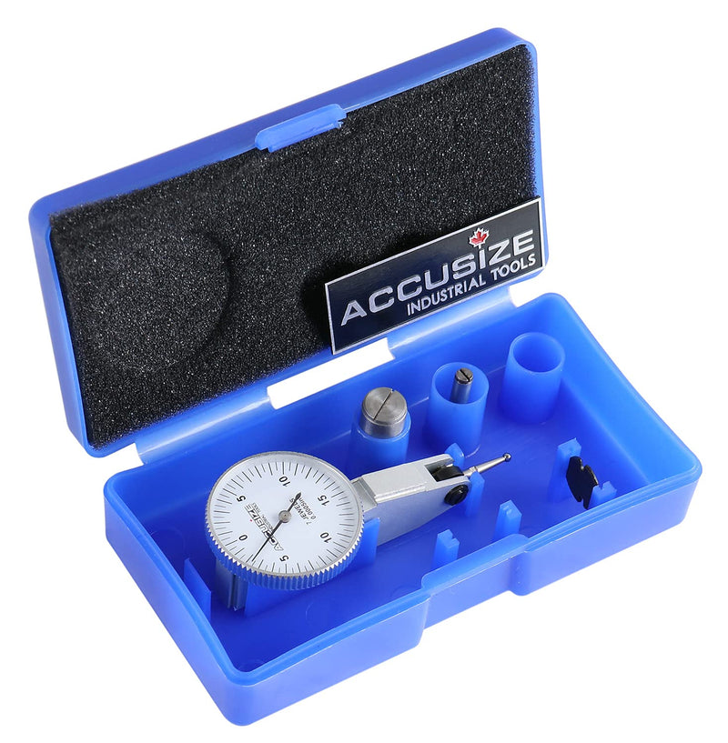 [Australia - AusPower] - Accusize Industrial Tools 0.03'' x 0.0005'' Dial Test Indicator in Fitted Box, P900-S108 
