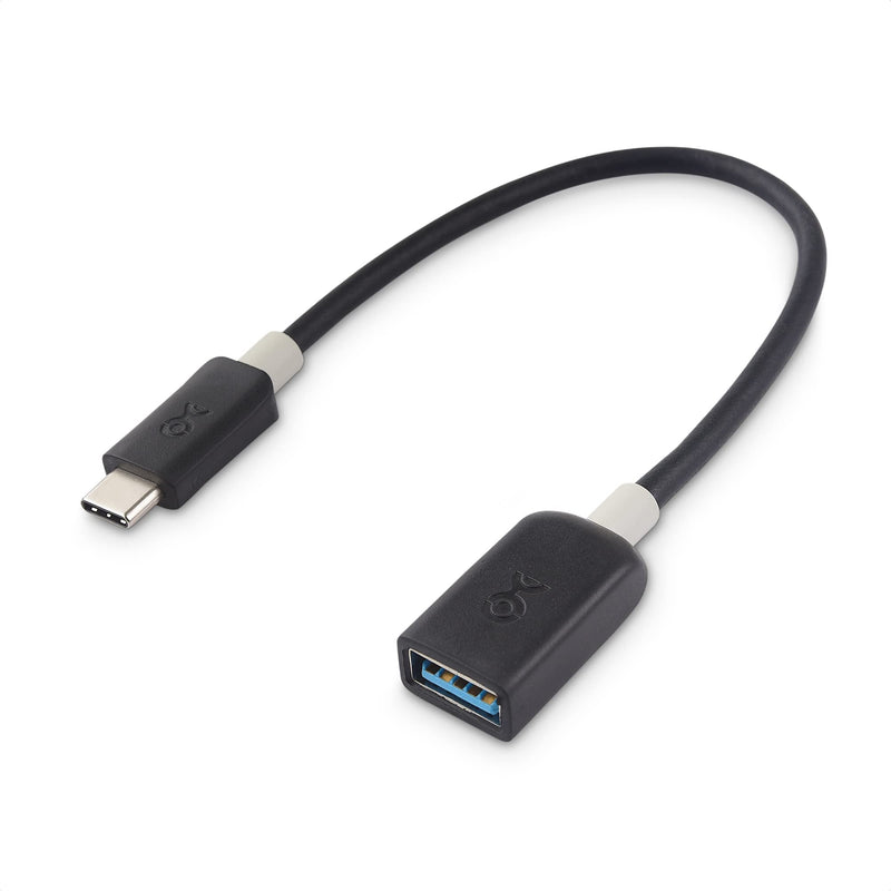 [Australia - AusPower] - Cable Matters USB C to USB Adapter 6 Inches (USB to USB C Adapter, USB-C to USB 3.0 Adapter, USB C OTG) in Black 