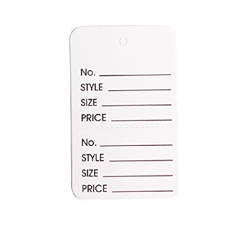 [Australia - AusPower] - Metronic Marking Tags-Price Paper tag, Pack of 1000 (FBASmallwhitTwoPart) Fbasmallwhittwopart 