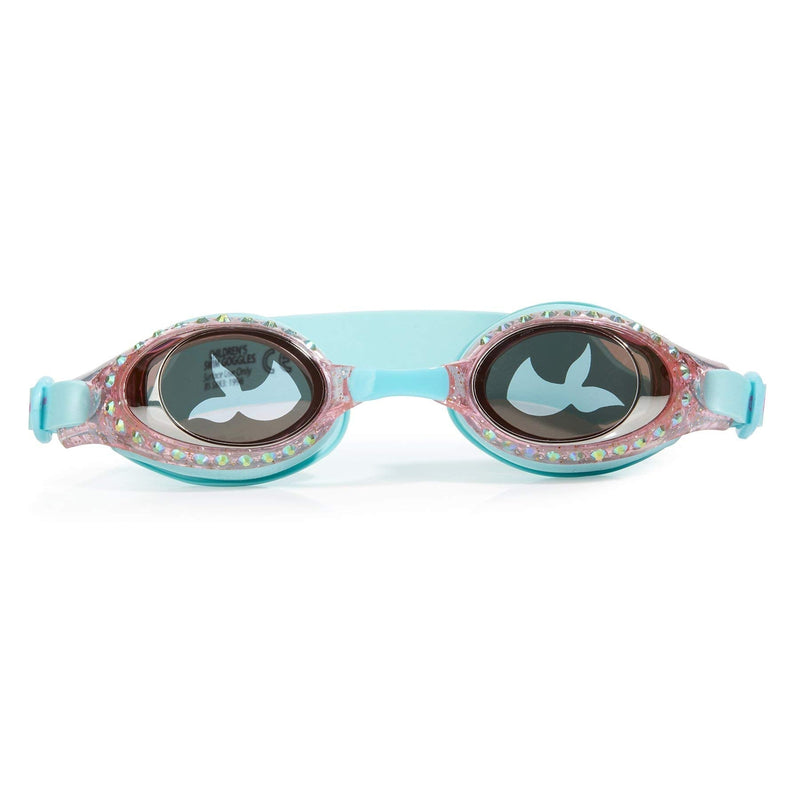 [Australia - AusPower] - Bling 2O Girls Swimming Goggles 8+ - Anti Fog, No Leak, Non Slip, UV Protection Blue Mermaid 