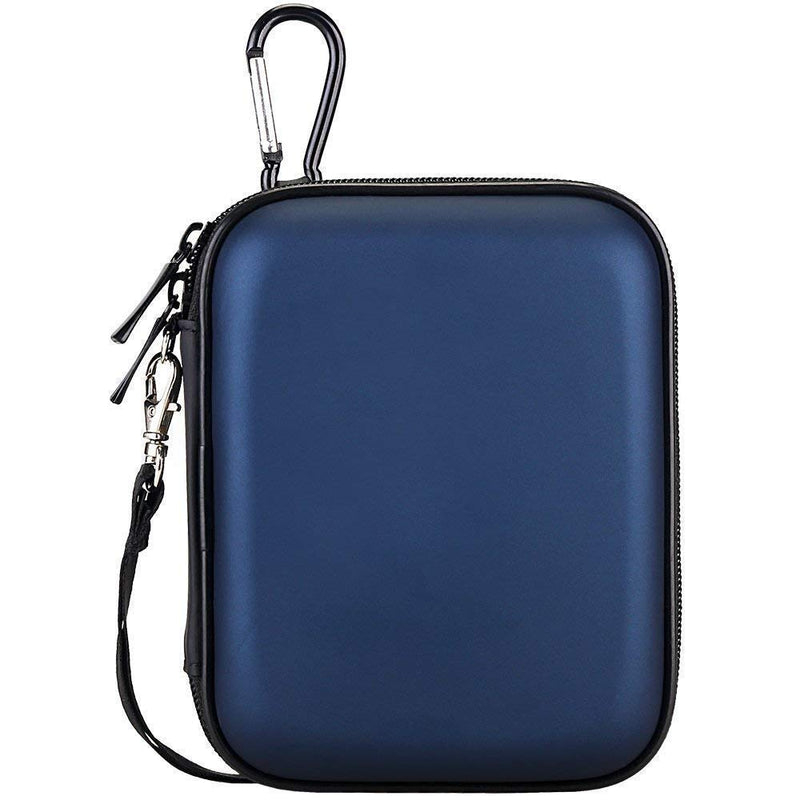 [Australia - AusPower] - Lacdo Hard Drive Carrying Case for Seagate Portable Expansion Seagate One Touch Seagate Backup Plus Slim Portable External Hard Drive 1TB 2TB 4TB 5TB USB 3.0 2.5 inch HDD Shockproof Travel Bag, Blue 