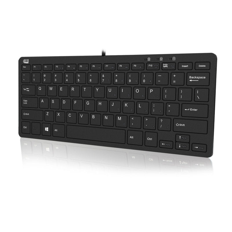 [Australia - AusPower] - Adesso SlimTouch 510 Mini Keyboard with USB Hubs (AKB-510HB) 