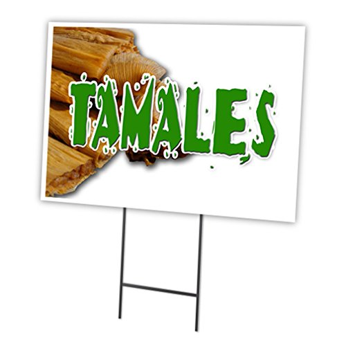 [Australia - AusPower] - Tamales 12"x16" Yard Sign & Stake Outdoor Plastic coroplast Window 
