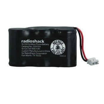 [Australia - AusPower] - RADIOSHACK 3.6V/600MAH NI-CD Battery for GE 5-2729 