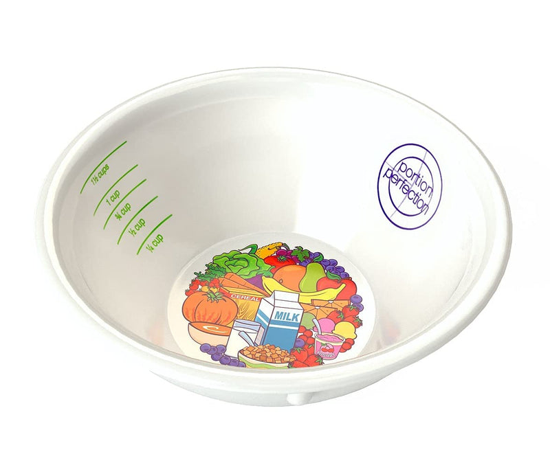 [Australia - AusPower] - PORTION CONTROL BOWL, MELAMINE for Weight Loss, Bariatric Surgery, Diabetes and Healthier Diets. Educational, visual tool for adults and children by Dietitian Amanda Clark 