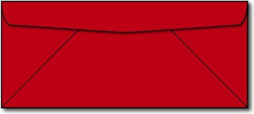 [Australia - AusPower] - Red #10 Envelopes - 50 Envelopes - 9.5" x 4.125" - Standard Flap 