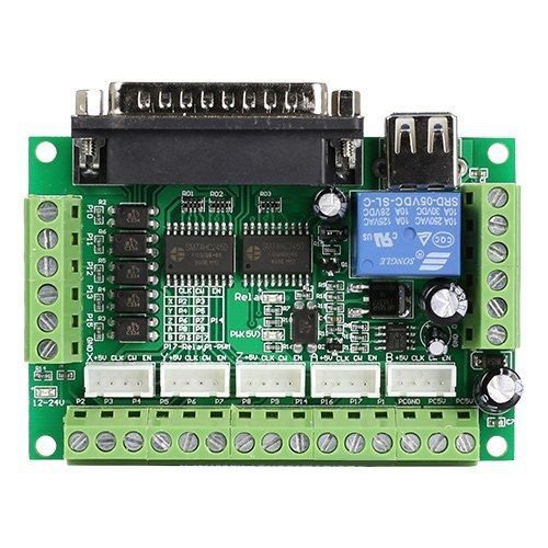 [Australia - AusPower] - 5 axis CNC Breakout Board with optical coupler For Stepper Motor Driver MACH3 