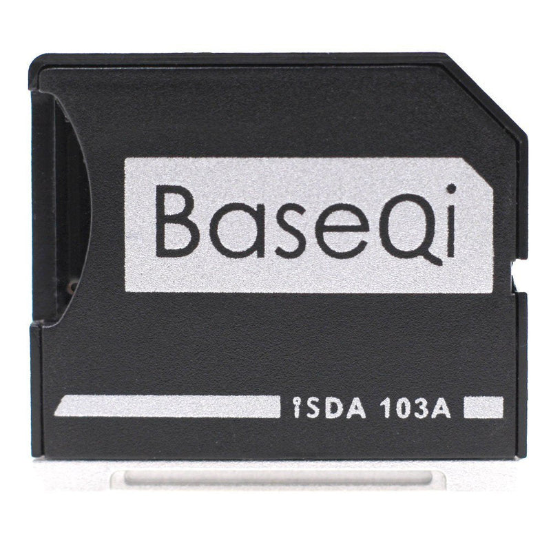 [Australia - AusPower] - BASEQI Aluminum microSD Adapter for MacBook Air 13" and MacBook Pro 13"/15" (Non-Retina) Models 