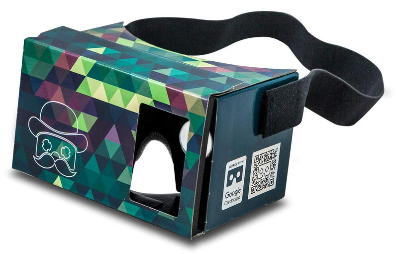 [Australia - AusPower] - Google Cardboard POP! Cardboard + Free Head Strap and Cushion. for Android and iPhone up to 6 inches. Including Lenses. 3D Glasses VR Glasses Virtual Reality Viewer VR Goggles. 