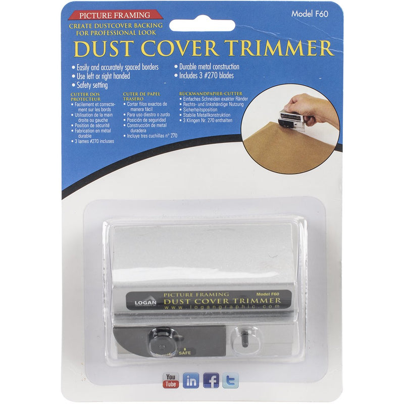 [Australia - AusPower] - Logan Graphic Products Picture Framing Dust Cover Trimmer (F60) 