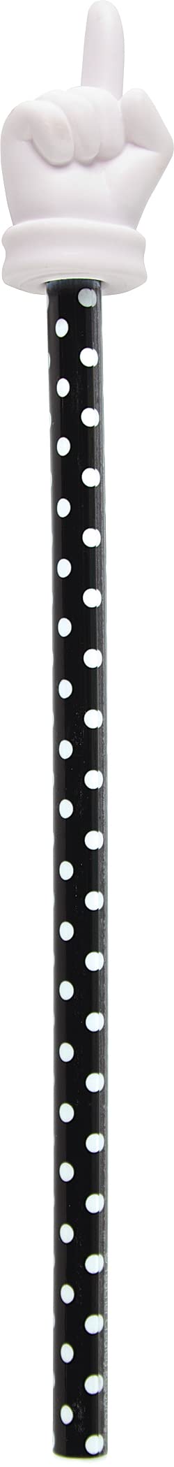[Australia - AusPower] - Teacher Created Resources Black Polka Dots Hand Pointer (20678) 