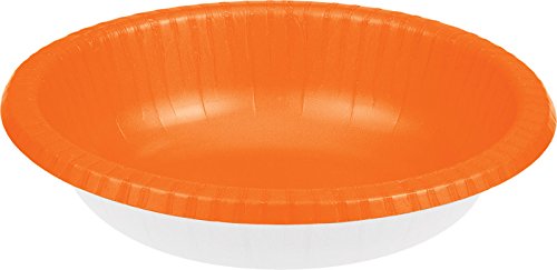 [Australia - AusPower] - Creative Converting PAPER BOWLS 20 OZ, Sunkissed Orange 