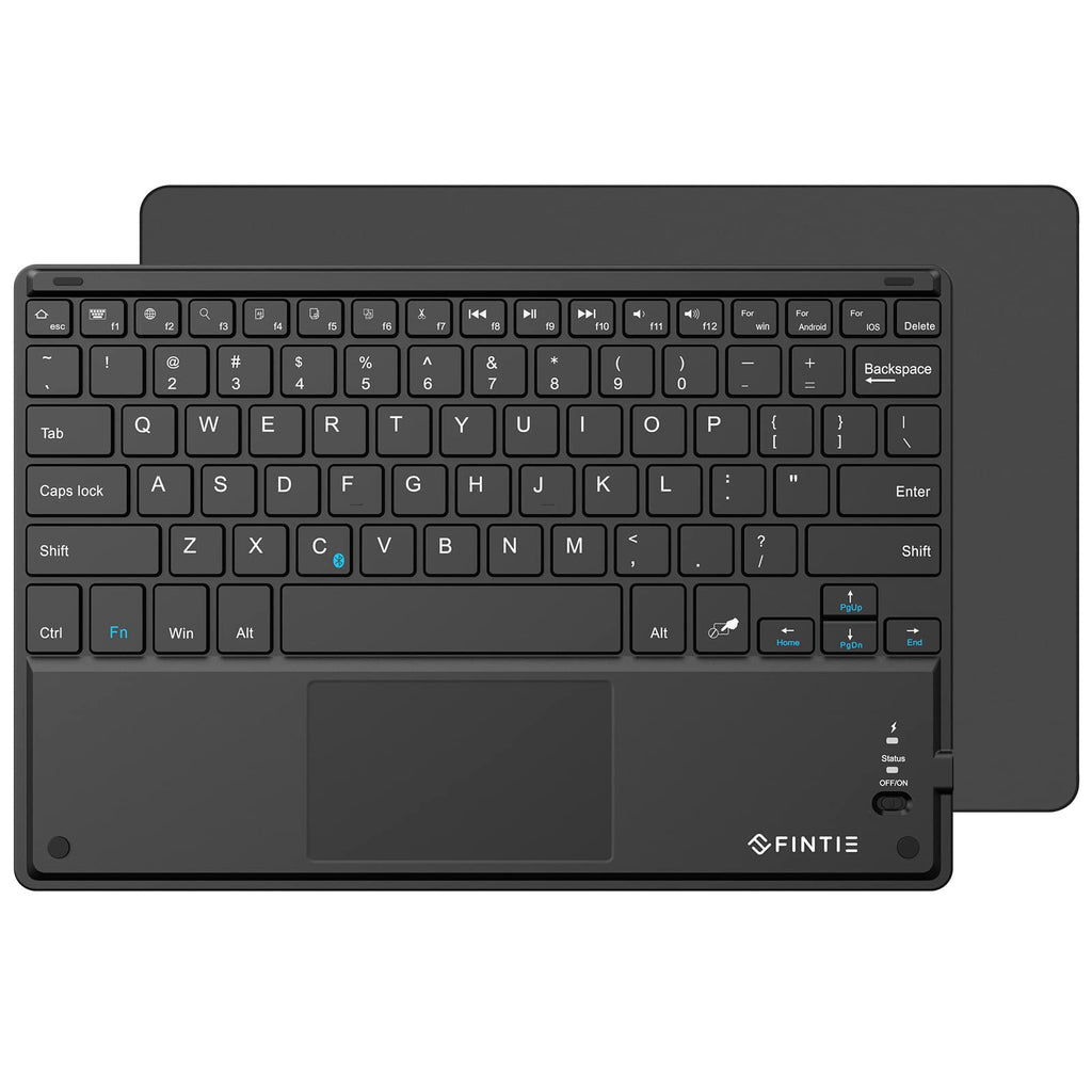 [Australia - AusPower] - Fintie Ultrathin 4mm Wireless Bluetooth Keyboard with Built-in Multi-Touch Touchpad for iPad, iPhone, Samsung Galaxy, Nexus, Microsoft Surface, HP and Other Bluetooth Devices [Retail Packaging] 