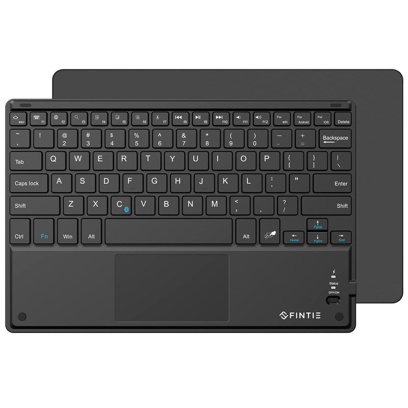 [Australia - AusPower] - Fintie Ultrathin 4mm Wireless Bluetooth Keyboard with Built-in Multi-Touch Touchpad for iPad, iPhone, Samsung Galaxy, Nexus, Microsoft Surface, HP and Other Bluetooth Devices [Retail Packaging] 
