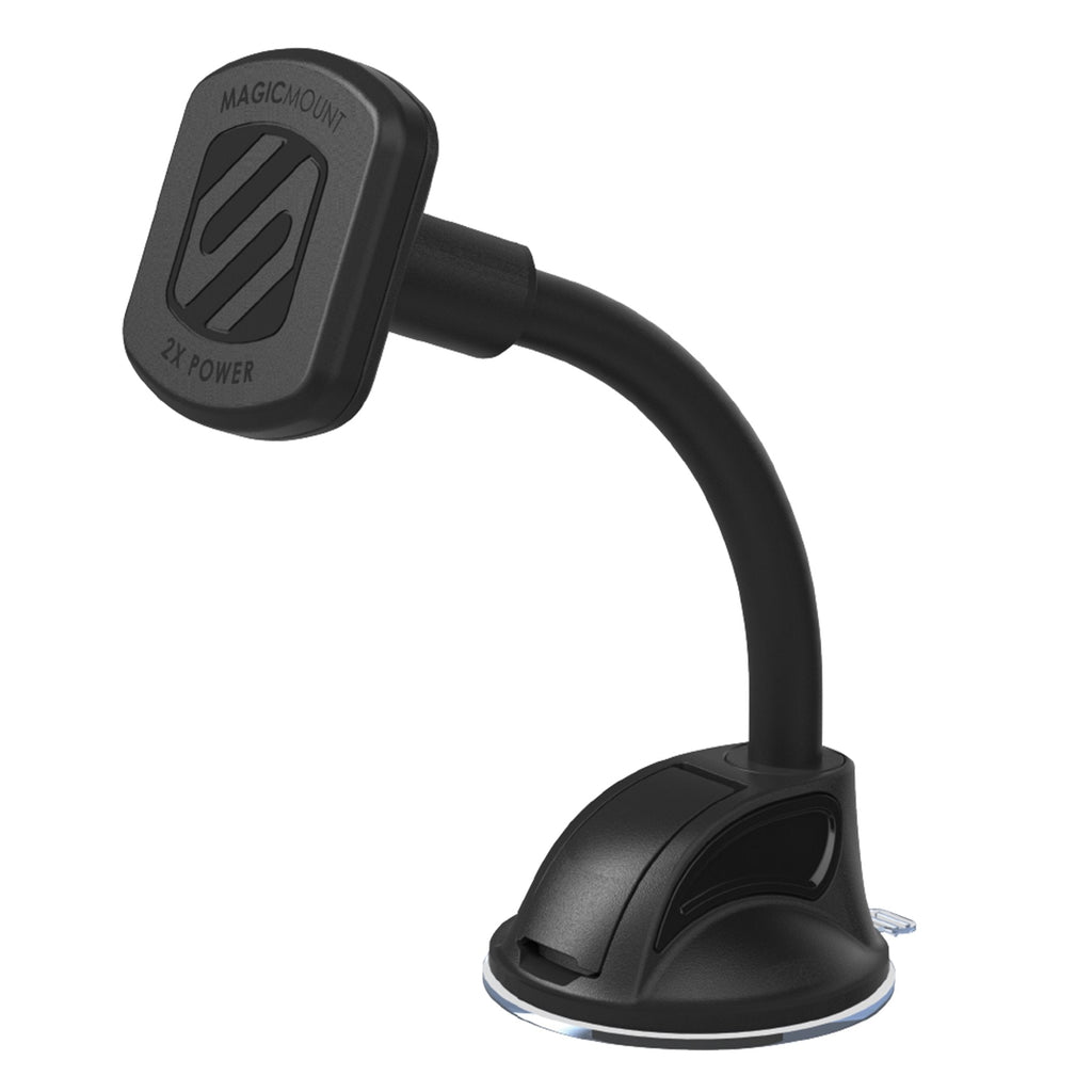 [Australia - AusPower] - Scosche MAGTHD2 MagicMount XL Magnetic Suction Cup Phone Mount for Car, Black 