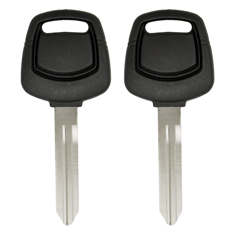 [Australia - AusPower] - Keyless2Go Replacement for New Uncut Transponder Ignition 4D60 Chip Car Key NI02T (2 Pack) 