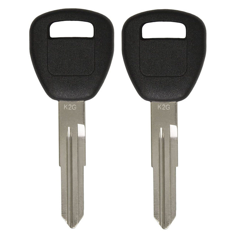 [Australia - AusPower] - Keyless2Go Replacement for New Uncut Transponder Ignition ID 13 Chip Car Key HD106 (2 Pack) 