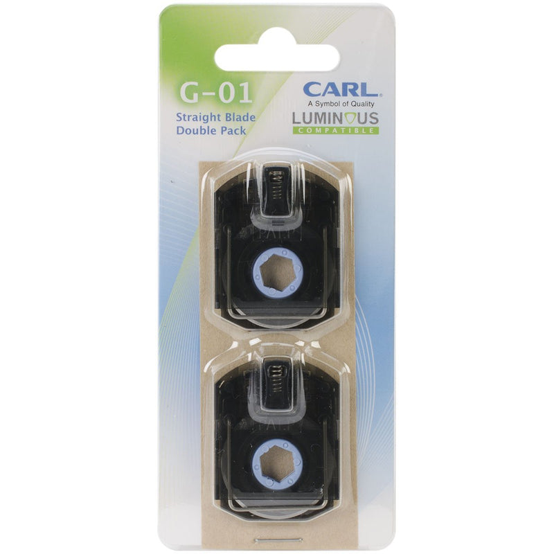 [Australia - AusPower] - Carl Professional Rotary Trimmer Replacement Blade 2/Pkg-Straight; for RT-200N 