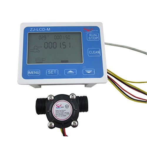 [Australia - AusPower] - DIGITEN G1/2" Flow Water Sensor Meter+Digital LCD Display Quantitative Control 1-30L/min 