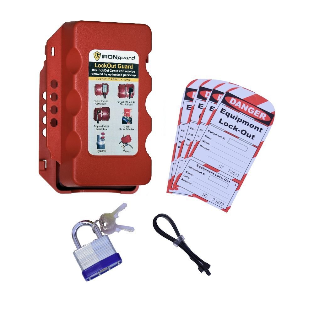 [Australia - AusPower] - IDEAL 70-1187 Lock Out Guard, Red 