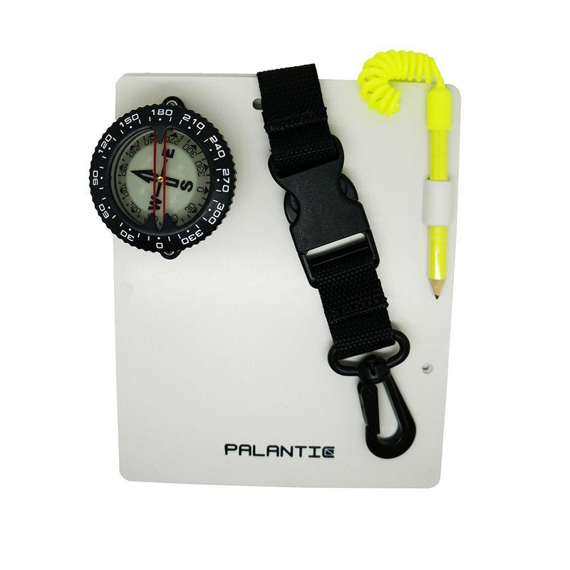 [Australia - AusPower] - Palantic Scuba Dive Writing Slate with Compass and Pencil, 2" 
