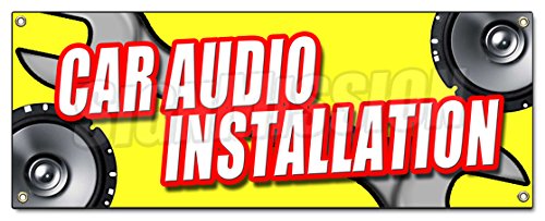 [Australia - AusPower] - CAR Audio Installation Banner Sign Stereo Speakers Repair amps auto 