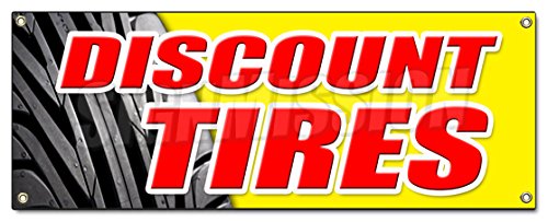 [Australia - AusPower] - Discount Tires Banner Sign Sale Installation Balance Alignment Service 