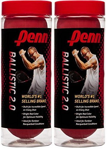 [Australia - AusPower] - Penn Racquetballs (2 cans) 3 Pack Ballistic 