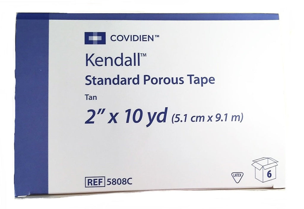 [Australia - AusPower] - COVIDIEN Standard Porous Medical Tape Kendall 2" X 10 Yards (#5808C, Sold Per Box) 