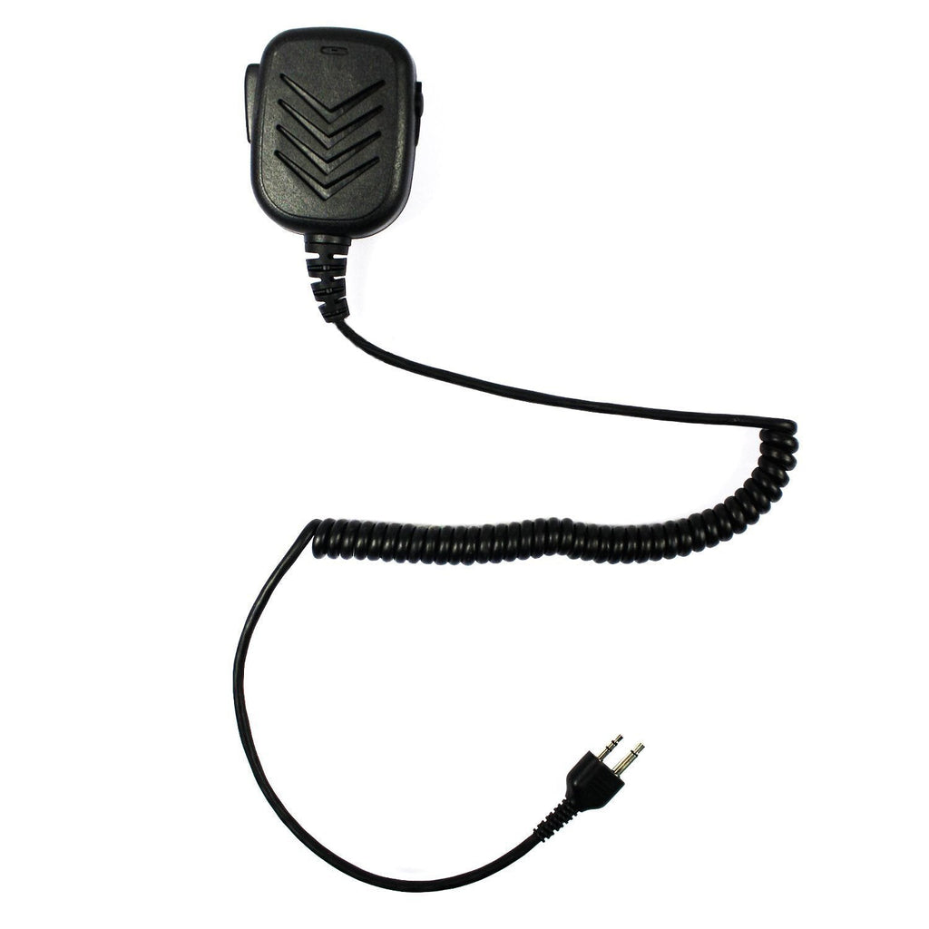 [Australia - AusPower] - GoodQbuy® Waterproof Rainproof Shoulder Remote Speaker Mic Microphone for 2 pin Midland LXT210 LXT216 G227 G300 GXT500 GXT600 ect. 