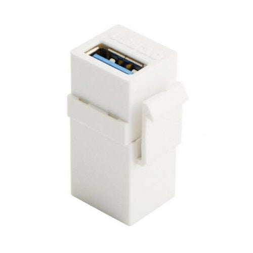 [Australia - AusPower] - USB 3.0 A Female to A Female Extension Keystone Jack Coupler Adapter for Wall Plate Panel USB Cable CableCC 
