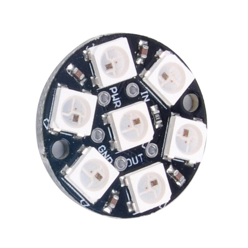 [Australia - AusPower] - DIYmall 7 Bits 7 X WS2812B 5050 RGB LED Ring Lamp Light with Integrated Drivers 
