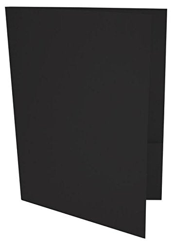 [Australia - AusPower] - 9 x 12 Presentation Folders - Black Linen (10 Qty) | Perfect for Tax Season, Brochures, Sales Materials and so Much More!| PF-BLI-10 