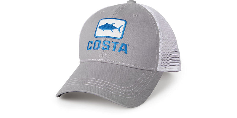[Australia - AusPower] - Costa Del Mar Tuna Trucker Hat Gray + White 