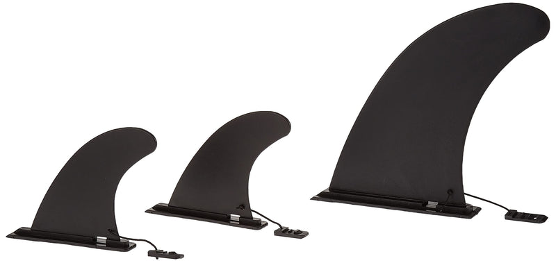 [Australia - AusPower] - Retrospec Replacement Fins for Inflatable Stand up Paddle Board (Set of 3), Black 