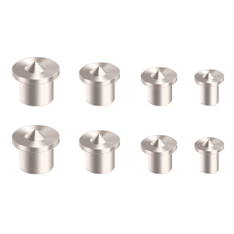 [Australia - AusPower] - AUTOTOOLHOME Dowel and Tenon Center Transfer Plugs Point 1/4", 5/16", 3/8" and 1/2" Set of 8 