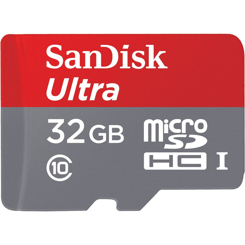 [Australia - AusPower] - Sandisk Ultra - Flash Memory Card - 32 GB - MicroSDHC UHS-I (SDSQUNC-032G-AN6IA) 