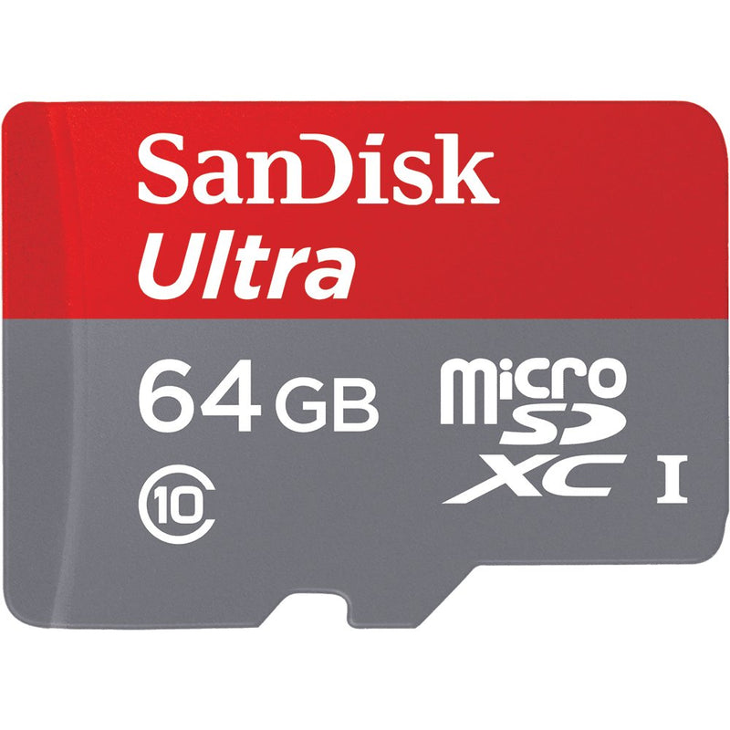 [Australia - AusPower] - Sandisk Ultra - Flash Memory Card - 64 GB - MicroSDXC UHS-I (SDSQUNC-064G-AN6IA) 