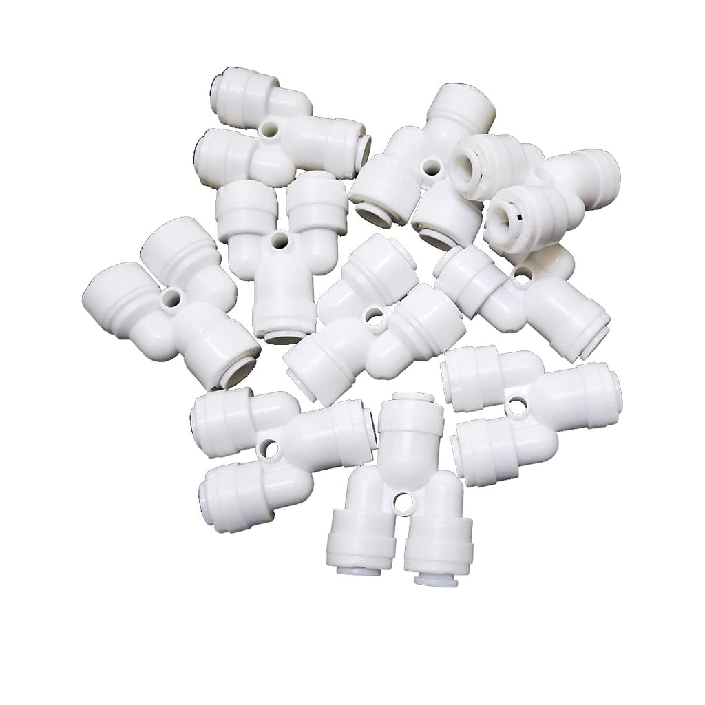 [Australia - AusPower] - Malida 1/4 inch OD Y Type Quick Connect Push In to Connect Water Tube Fitting (10pack) 10 